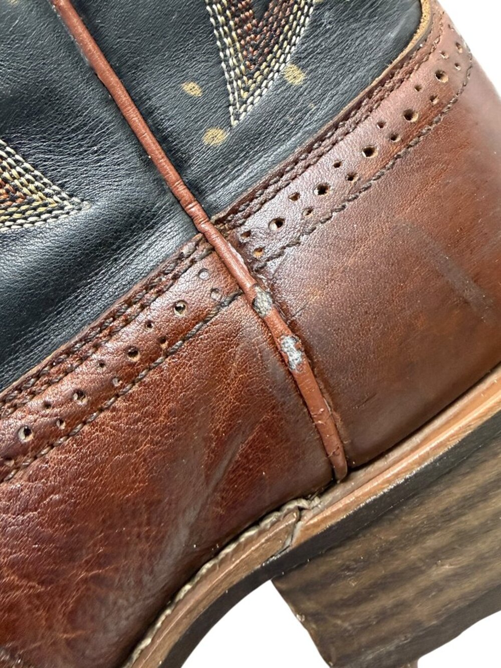Ariat Heritage Stockyard Leather Western Cowboy Boot men's 11 D - Picture 7 of 16